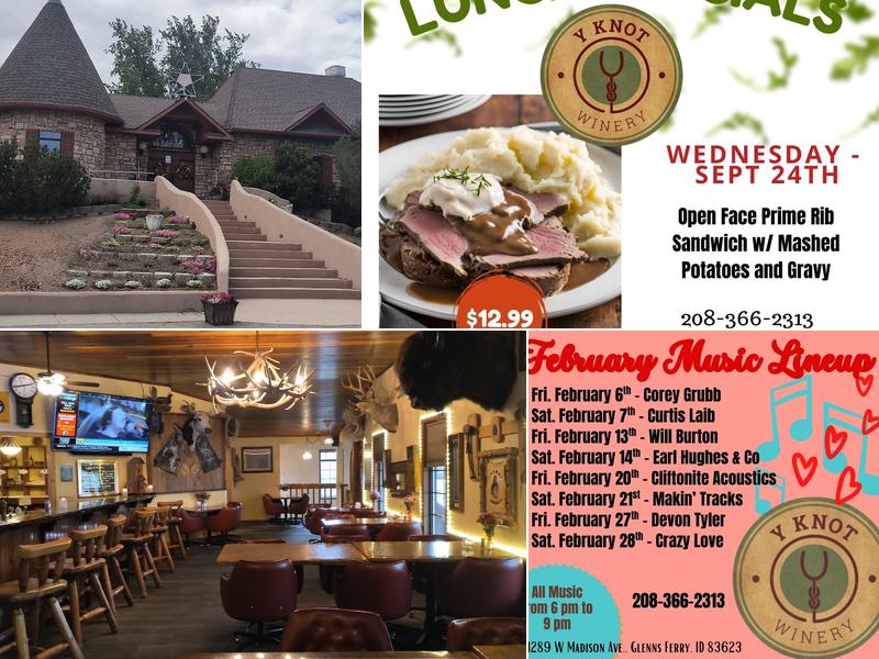 Y Knot Winery 1289 W Madison Ave, Glenns Ferry