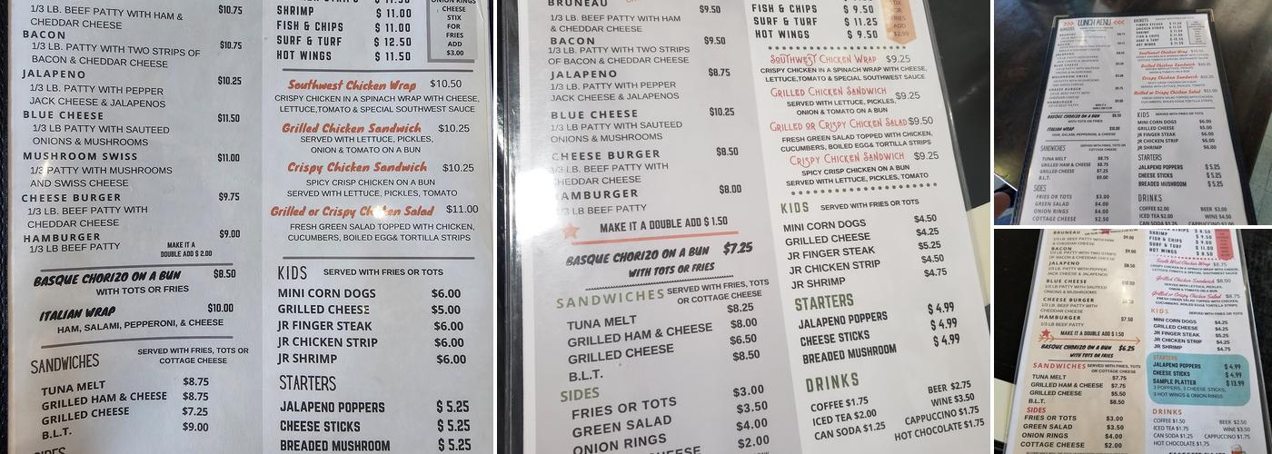 Bruneau One Stop Menu