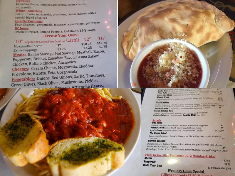 Roma Pizza Menu