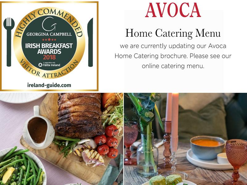 Avoca Belfast Menu