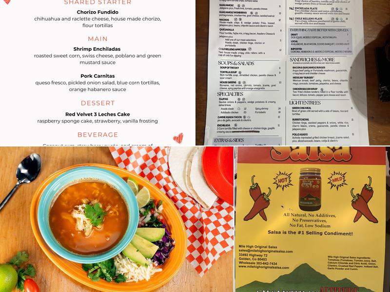 Wondervu Cafe Menu