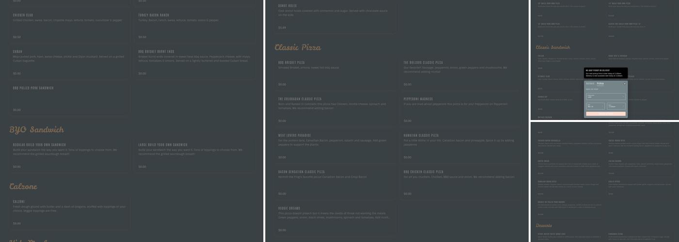 Bulldog Pub & Grub Menu