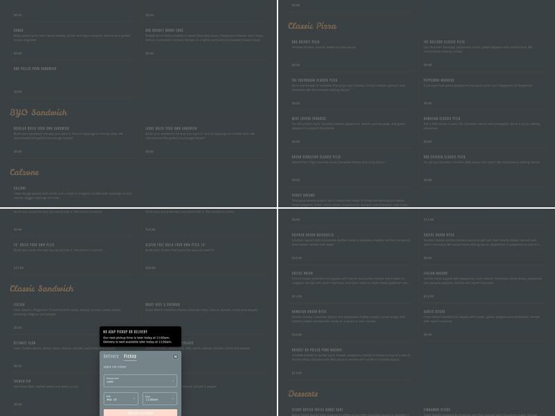 Bulldog Pub & Grub Menu