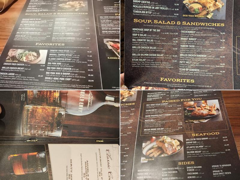 Saltgrass Steak House Menu