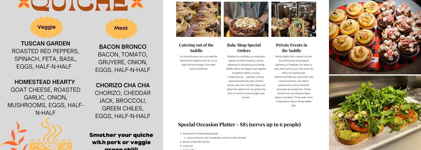 Windy Saddle Cafe Menu