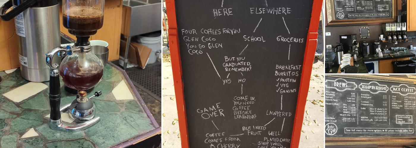 John Galt Coffee Co Menu