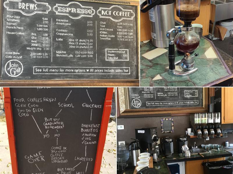 John Galt Coffee Co Menu