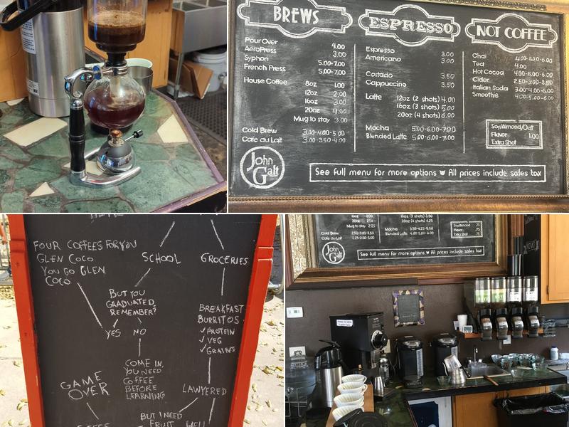 John Galt Coffee Co Menu