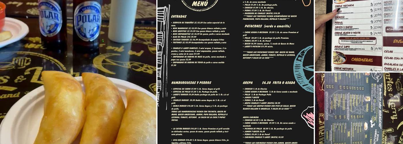 Charles & Larry Menu