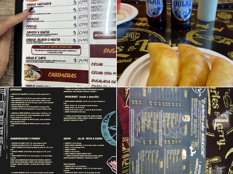 Charles & Larry Menu