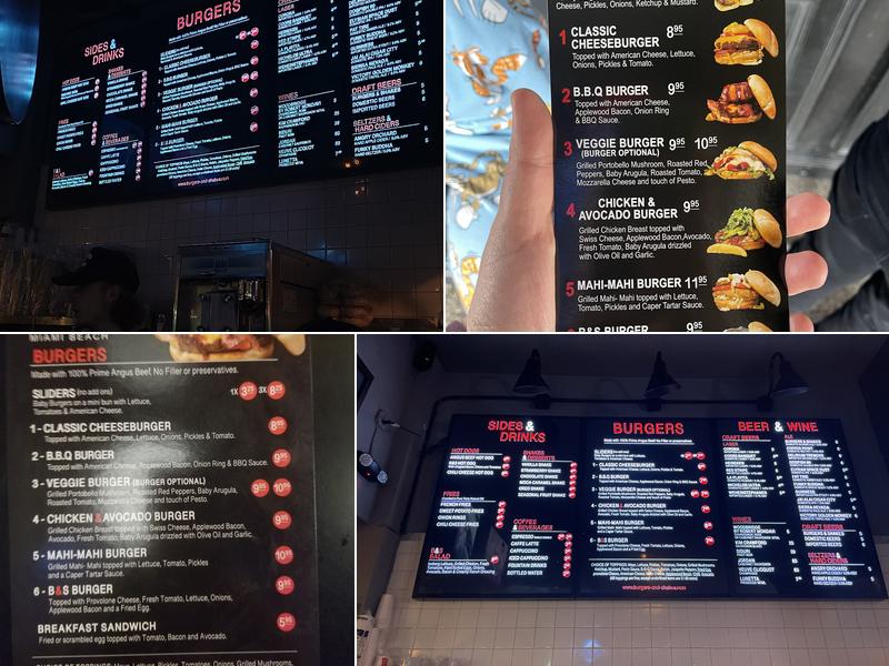 Burgers & Shakes Menu