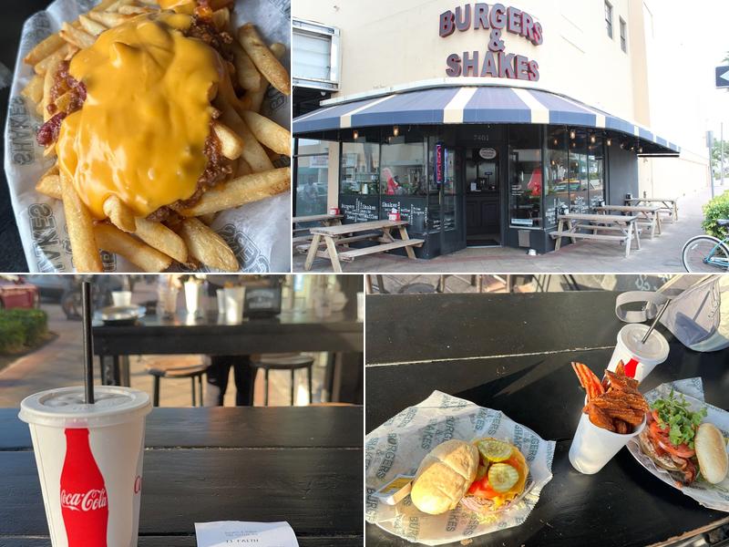 Burgers & Shakes 7401 Collins Ave, Miami Beach