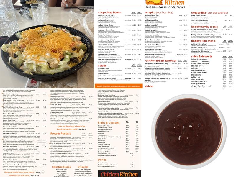 Chicken Kitchen Menu