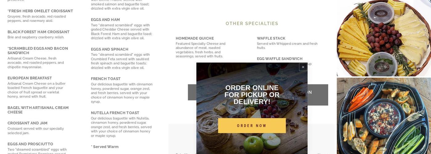 The Cheese Course (Pinecrest) Menu