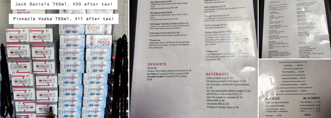 Judy's Cafe & Station Menu