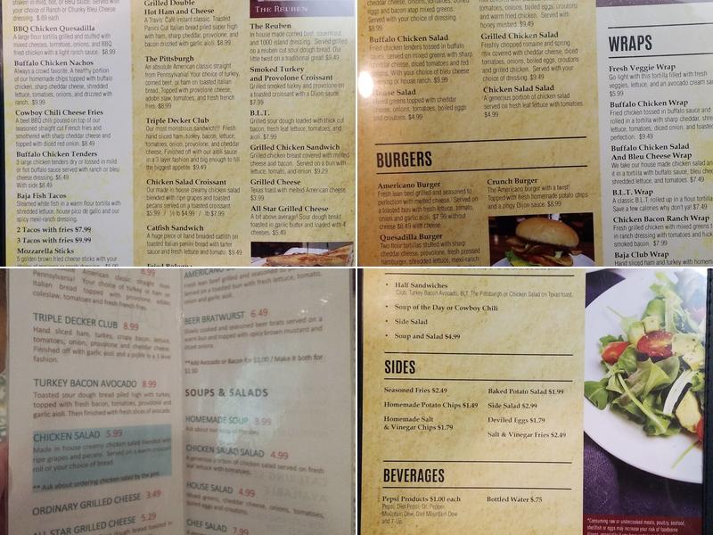 Travis' Cafe And Catering Menu