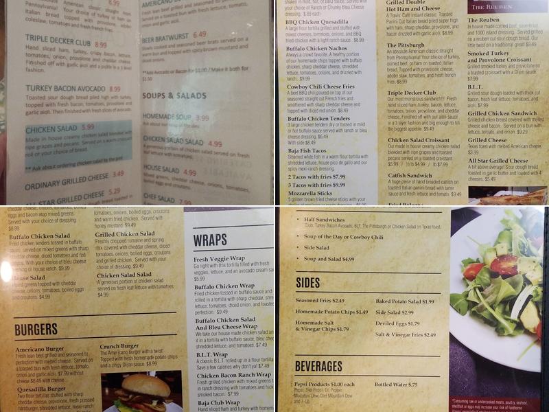 Travis' Cafe And Catering Menu