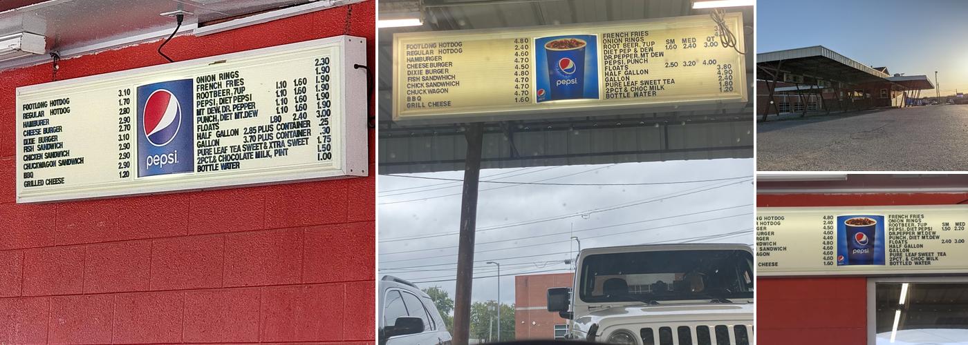 Root Beer Stand Menu