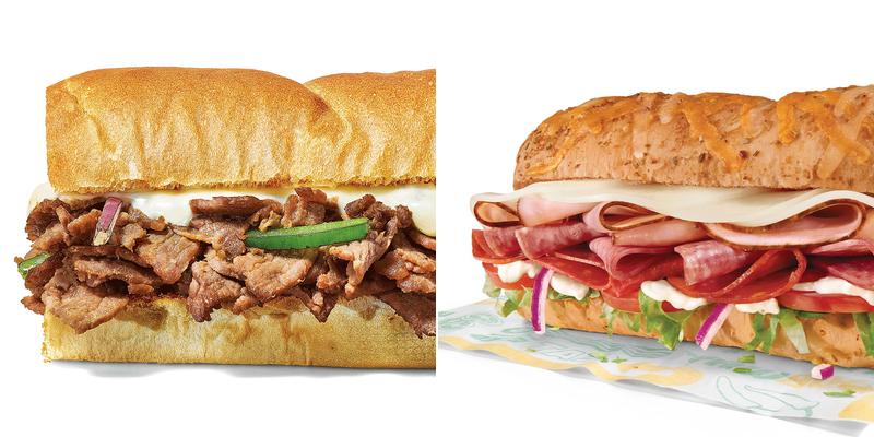 Subway Menu