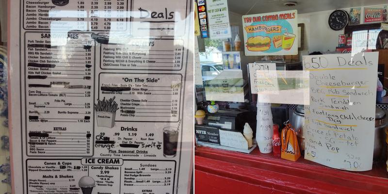 Mc Kay's Dari Creme Menu