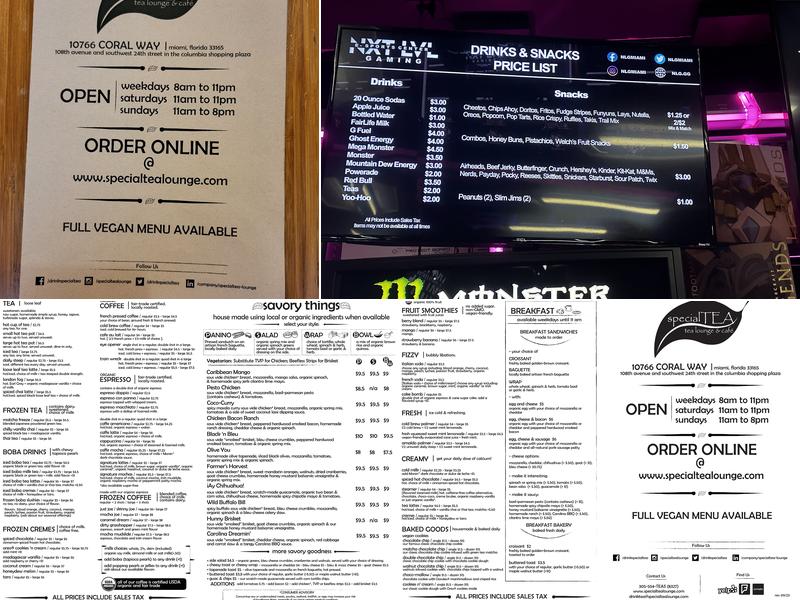 specialTEA Lounge & Café Menu