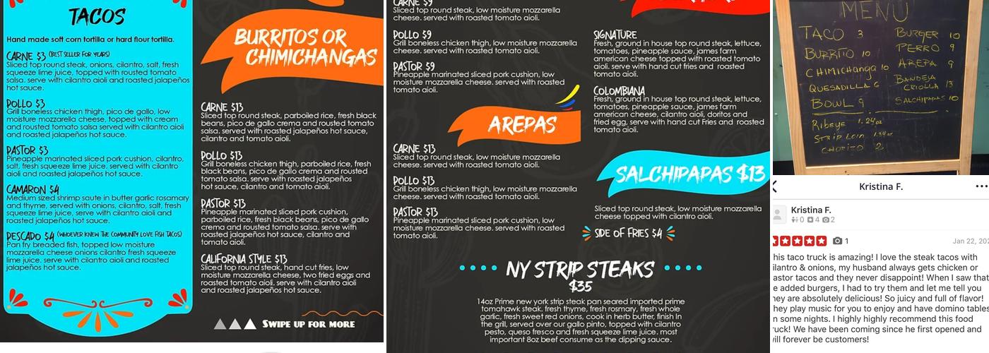 JALISCO TACO SHOP Menu