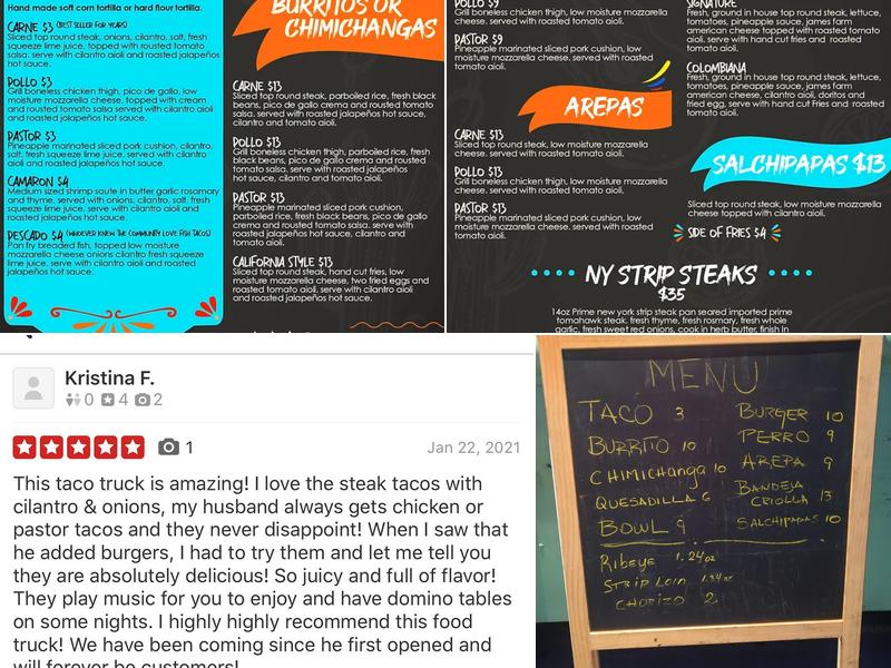 JALISCO TACO SHOP Menu