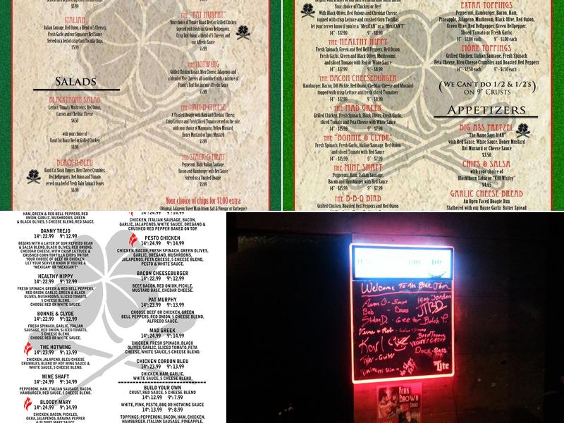 Blackthorn Pizza & Pub Menu