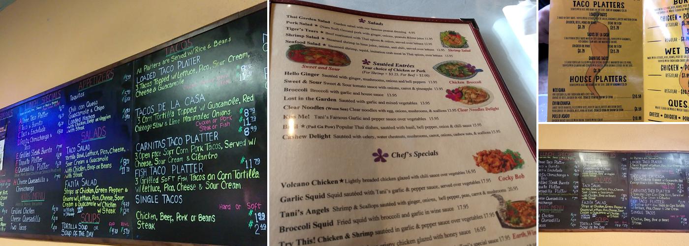 Taco Rico Pinecrest Menu