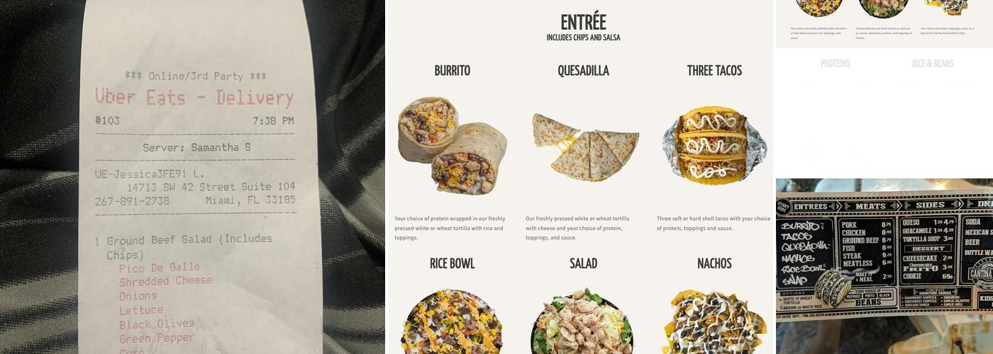 Xochimex Cantina Grill of Bird Road Menu