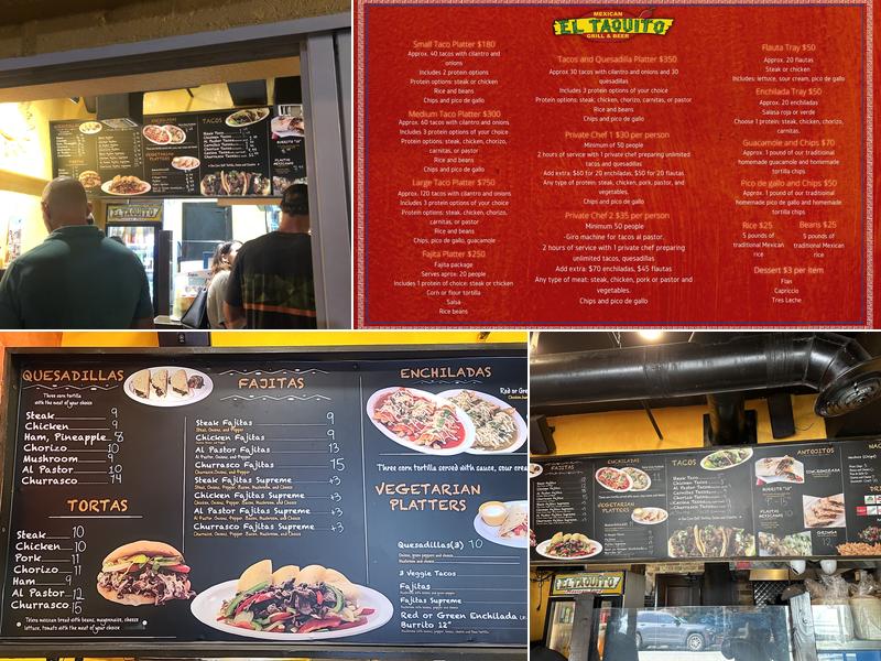 El Taquito Menu