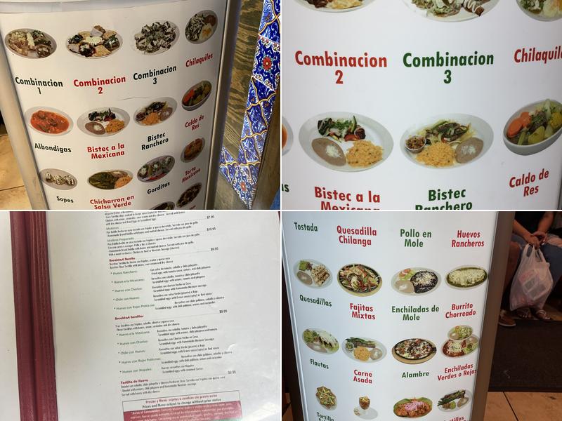 Mi Rinconcito Mexicano Menu