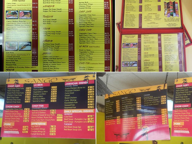 Sango Menu