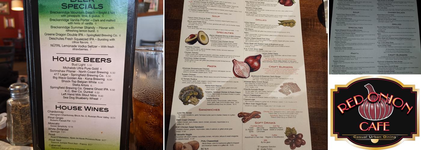 Red Onion Cafe Menu
