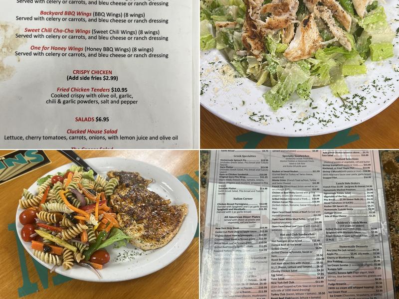 Stadium Diner Menu