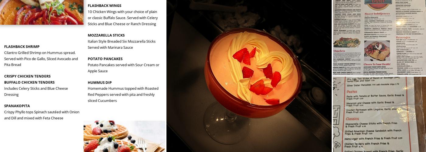 Flashback Diner Menu