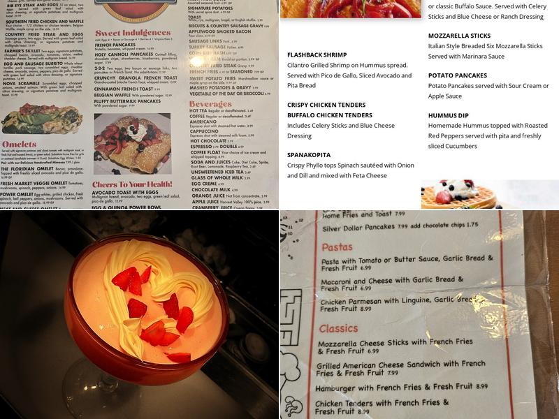 Flashback Diner Menu