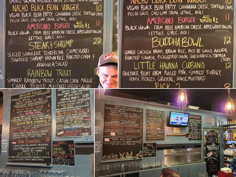 The Wrigley Taproom & Eatery Menu