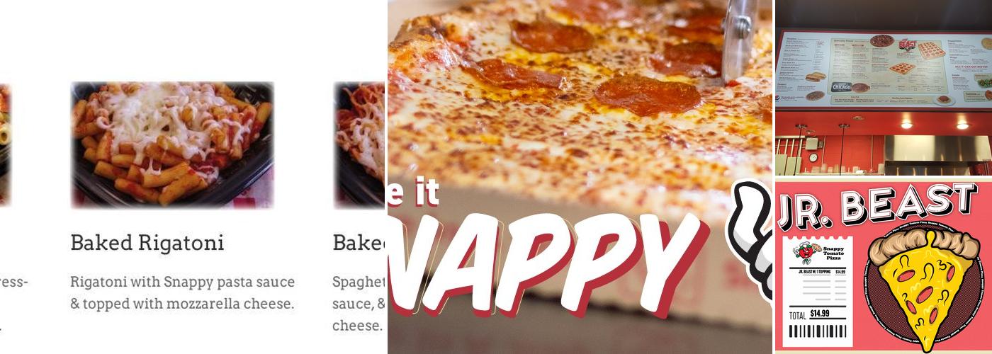 Snappy Tomato Pizza Menu
