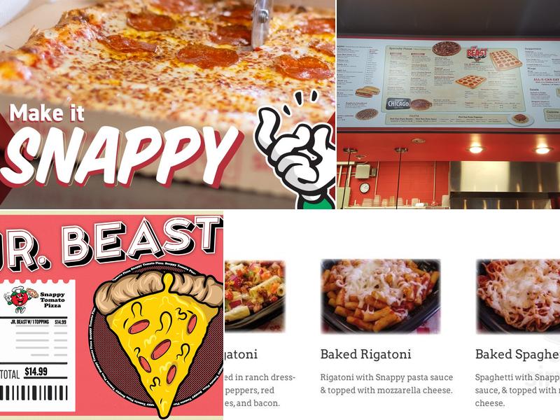 Snappy Tomato Pizza Menu