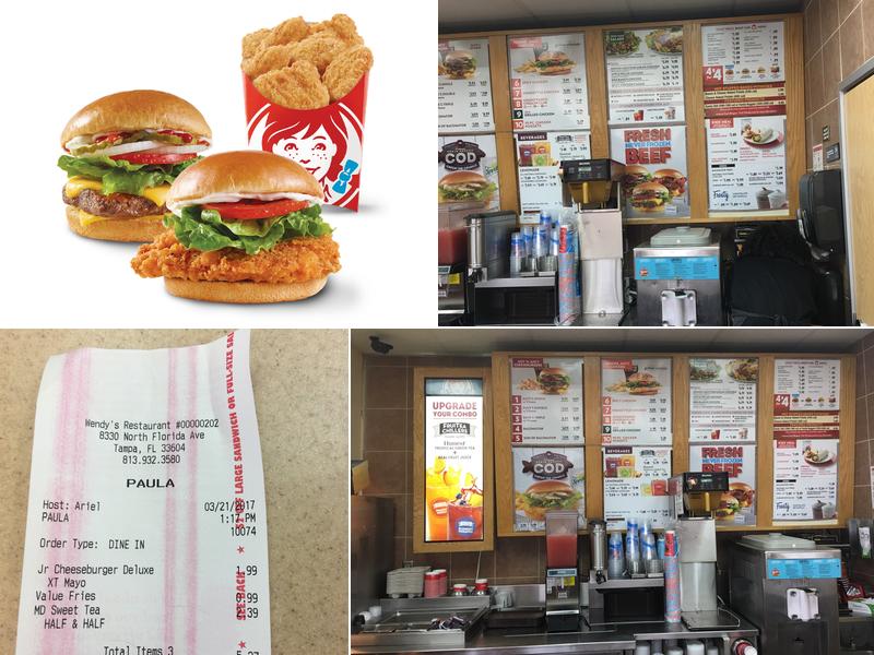 Wendy's Menu