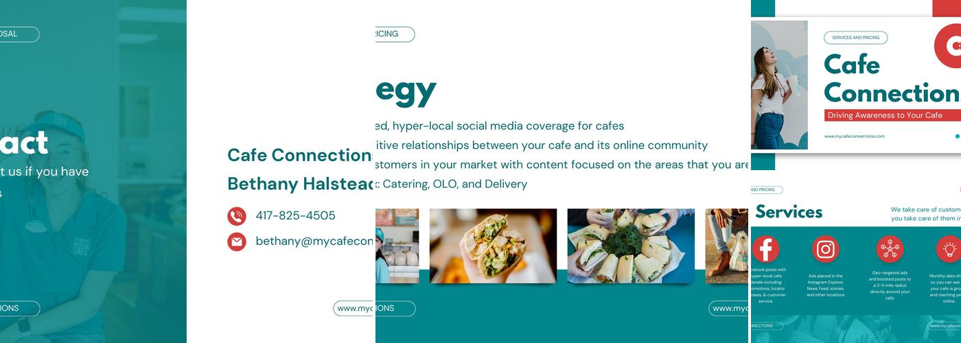 Cafe Connections, LLC Menu