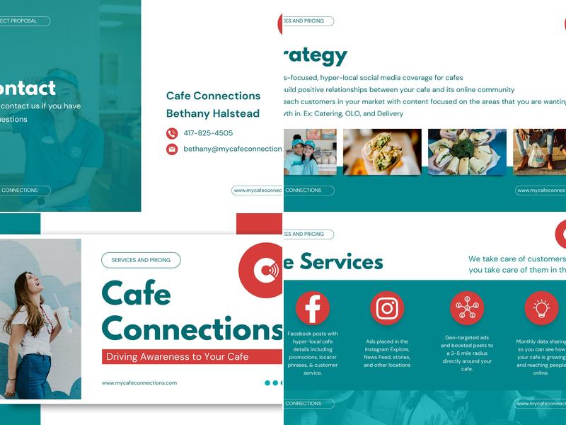 Cafe Connections, LLC Menu