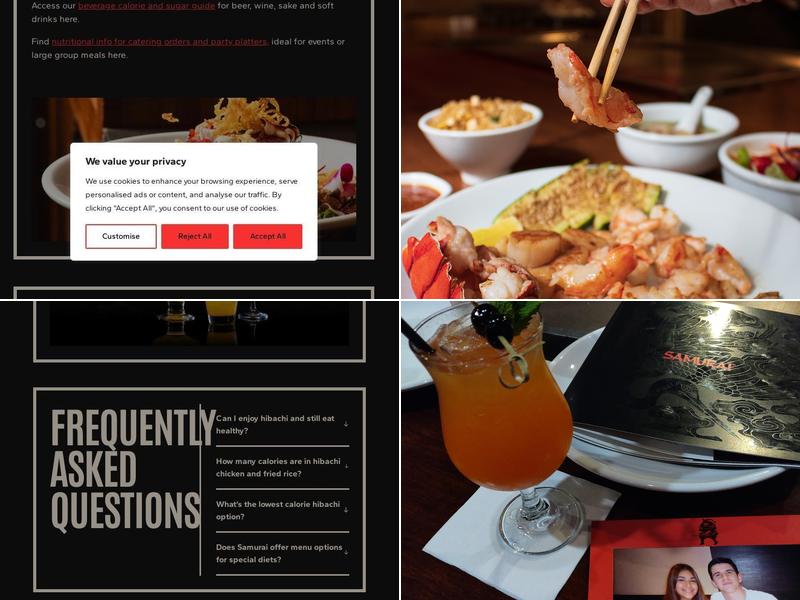 Samurai Menu