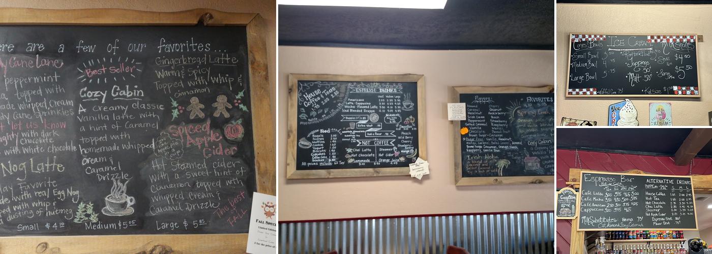 Brickel Creek Coffee Menu