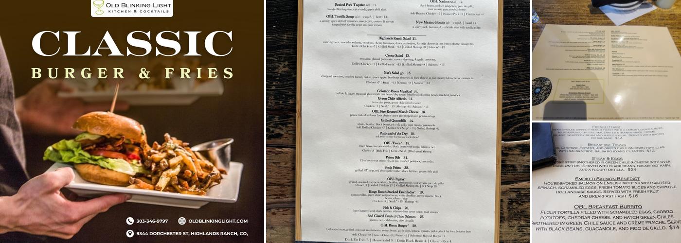 Old Blinking Light Menu