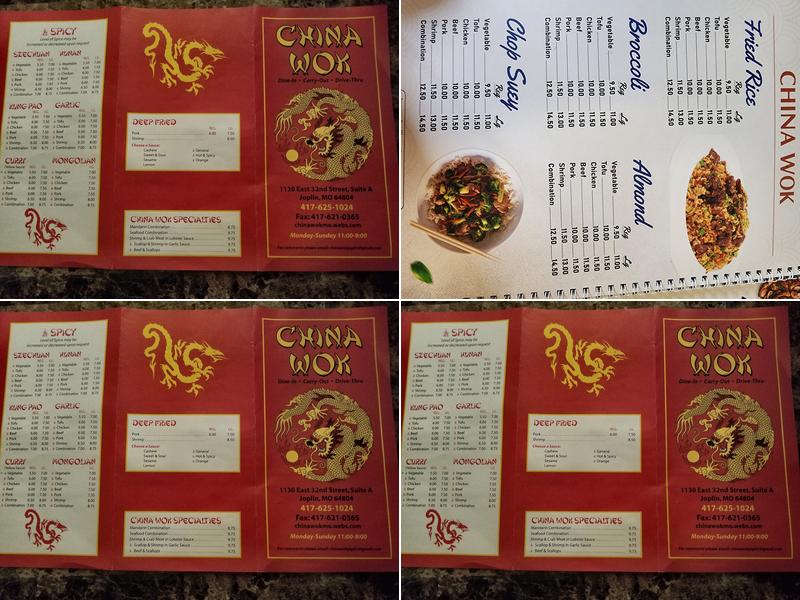 China Wok Menu