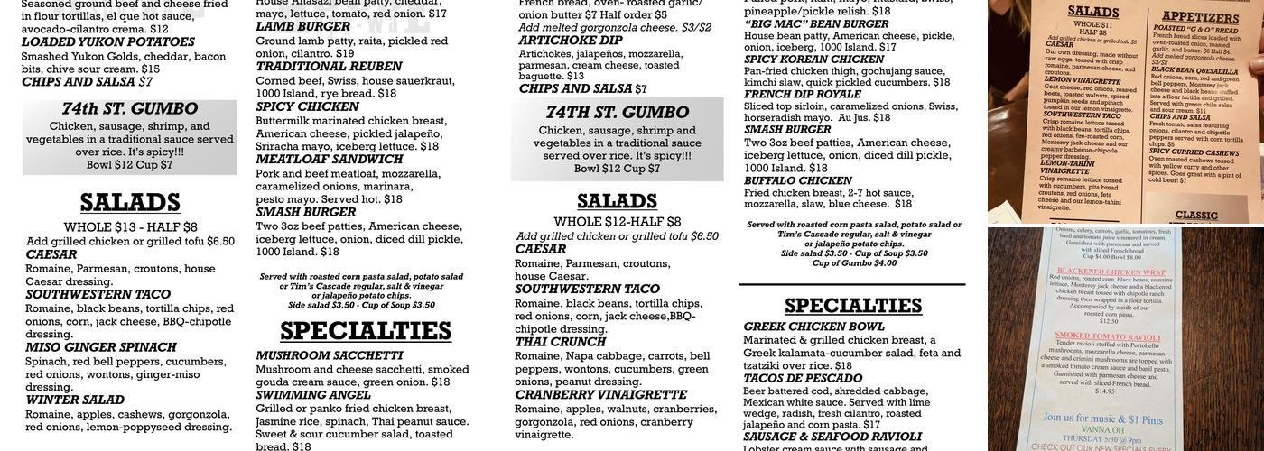 Moon Time Menu