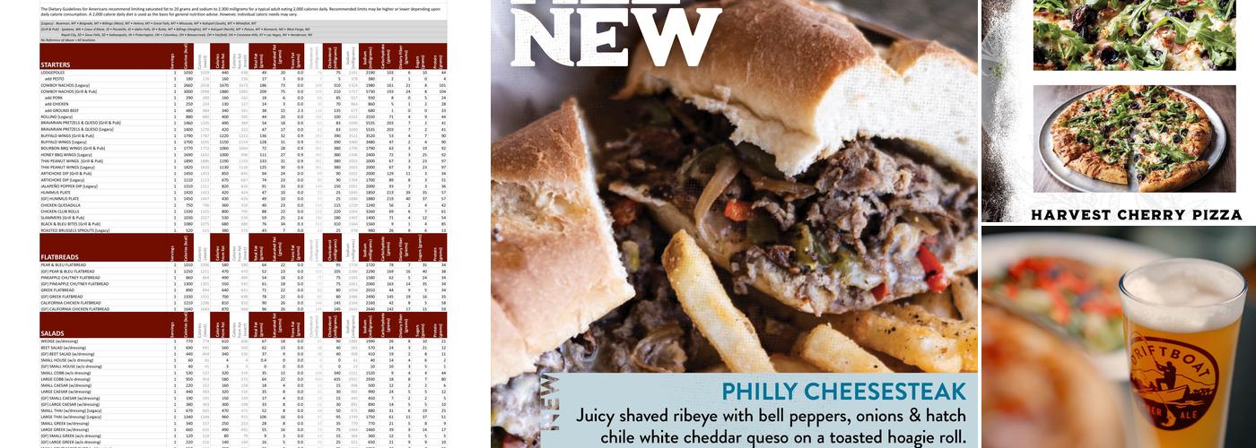 MacKenzie River Pizza, Grill & Pub Menu