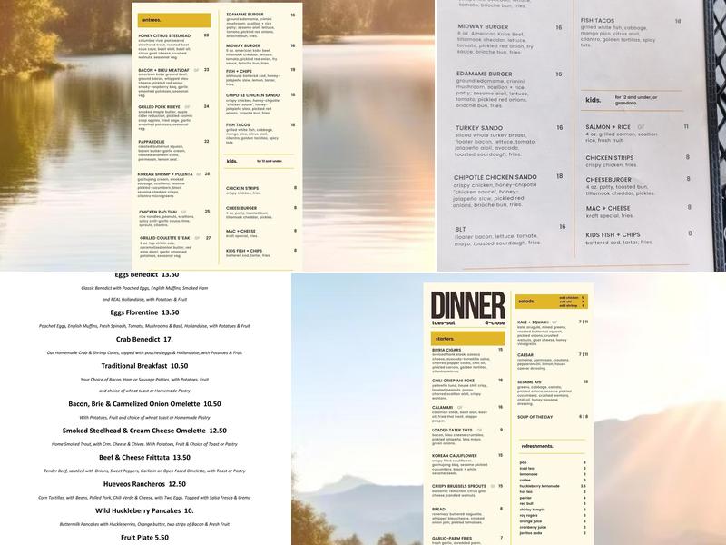 The Float House Menu